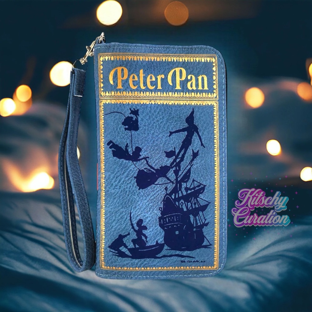 Peter Pan Blue Book Wristlet Wallet